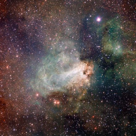 The Swan Nebula imaged by the VST