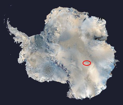 Lake Vostok in Antarctica
